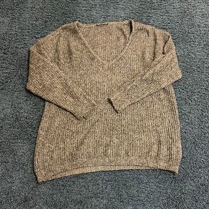 Grey one size fits all sweater from Brandy Melville